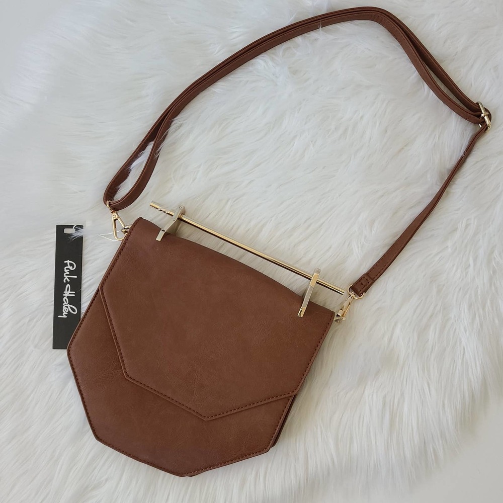 Pink Haley Hester Crossbody Bag Brown